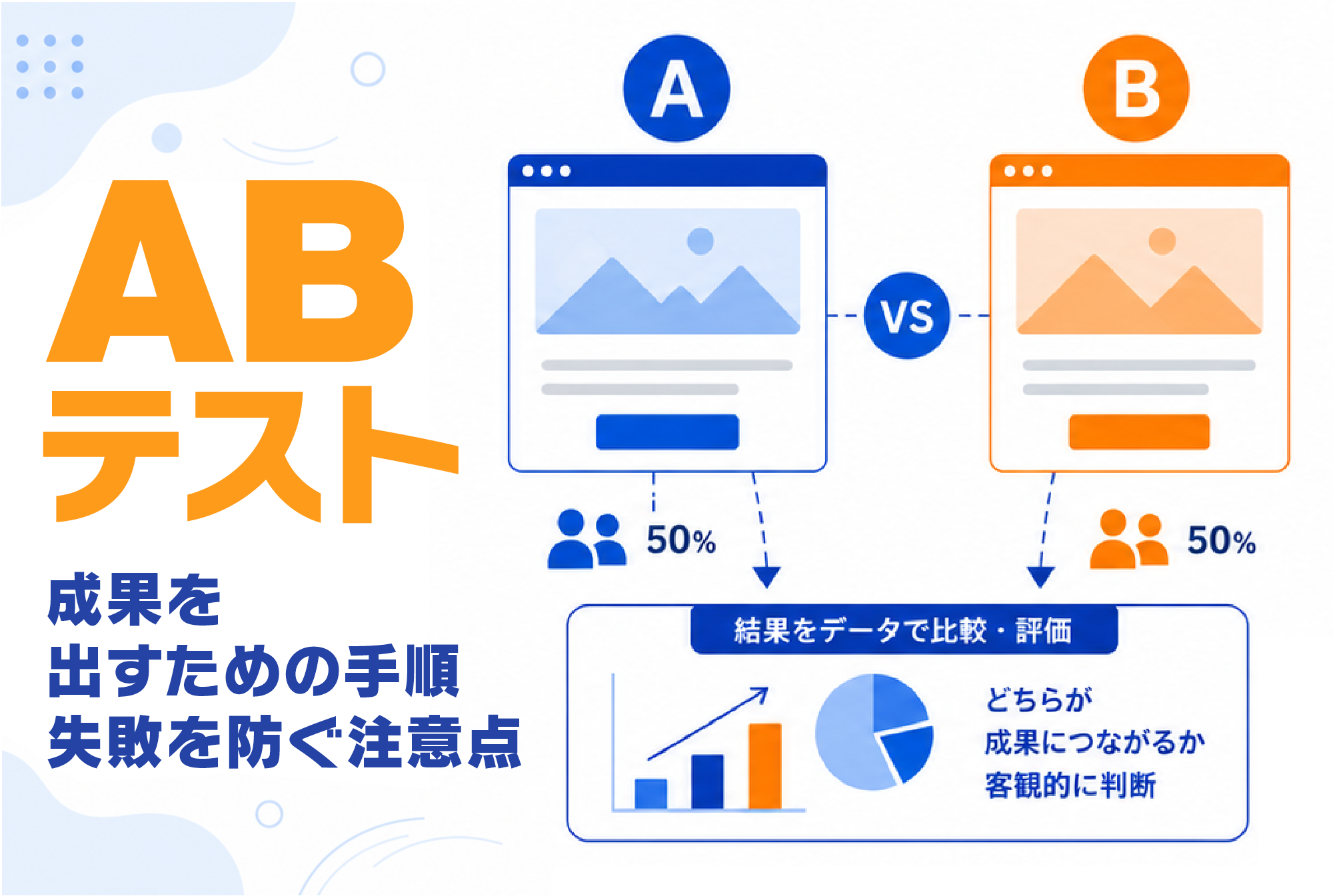 ABテストとは？成果を出すための手順と失敗を防ぐ注意点を解説